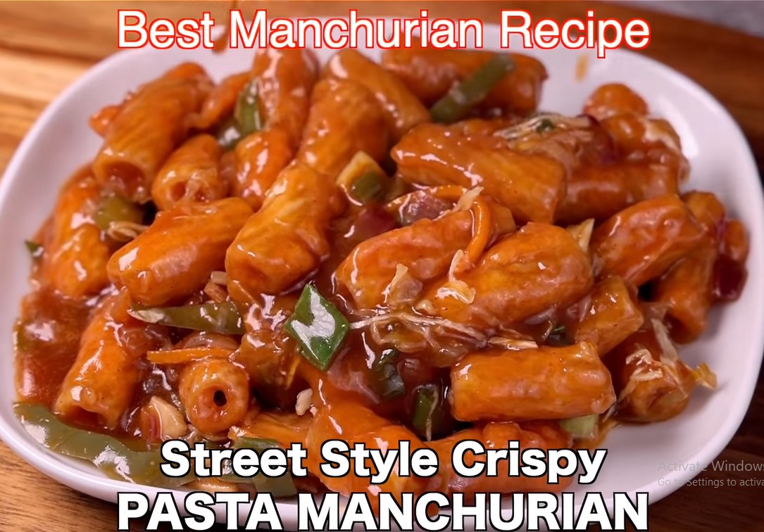 Pasta Chili Manchurian Recipe